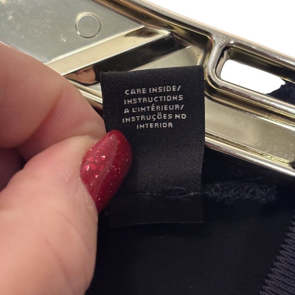 Scotch & Soda Maison Scotch Black Long Sleeve Top With Glitter Accents On Cuffs - Picture 6 of 13